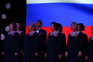 Народный хор ветеранов «Красная гвоздика» отпраздновал свой 55-летний юбилей